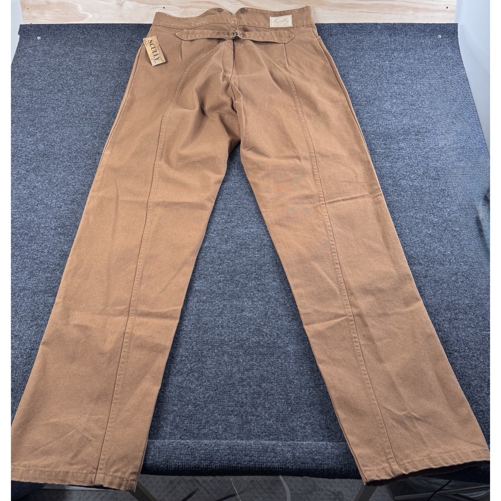 Scully Rangewear Womens 18 Canvas Saddle Seat Equestrian Pants Made USA NWT VTG